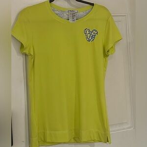 Disney Parks Women's Mickey
Mosaic Icon Short Sleeve
Performance Tee Yellow